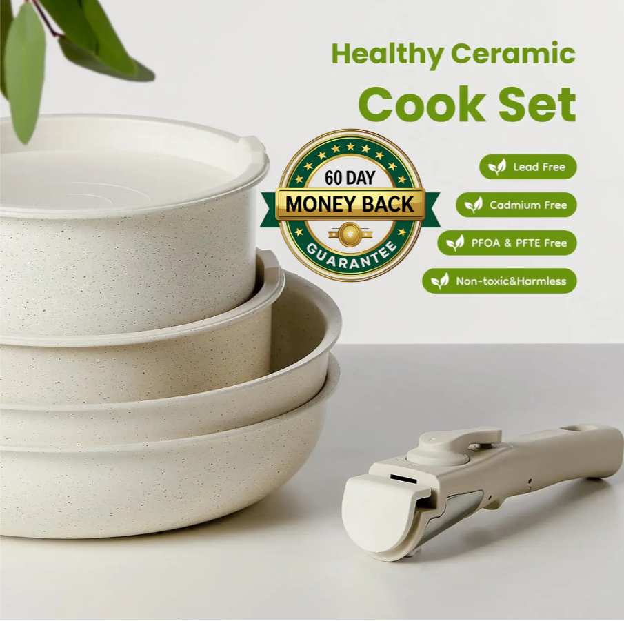 Cookros™ 12pc Sleek and Smart Cookware Set